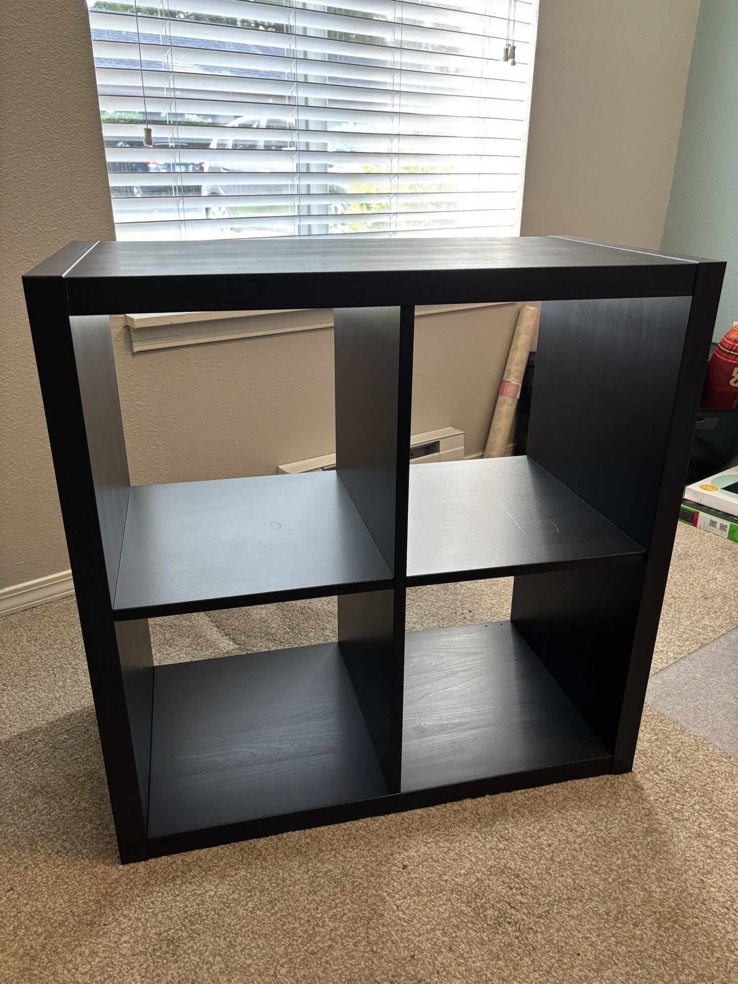 IKEA Kallax Shelf Unit, Black-Brown