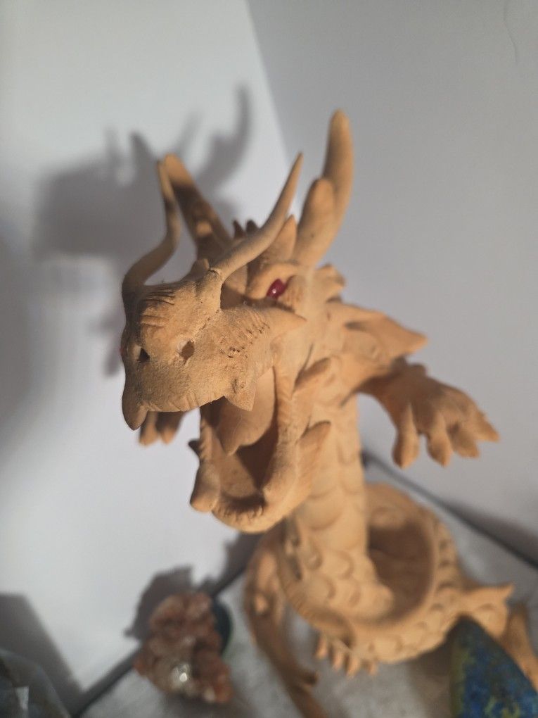 Wood Carved Dragon / Paint It?