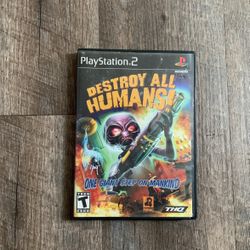 Destroy All Humans PS2 (Great Condition)