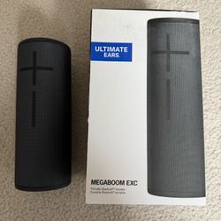 Ultimate Ears Portable Bluetooth Speaker, Black, MEGABOOM EXC