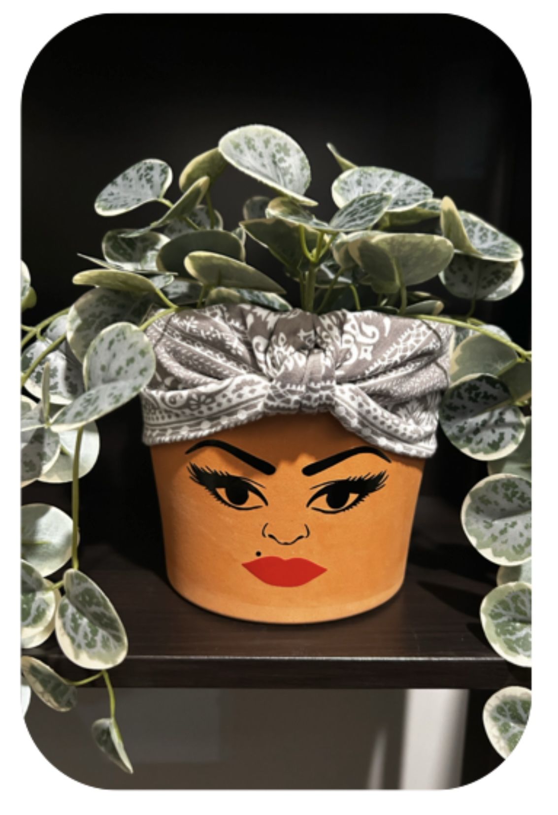 Handmade Face Pot (plant NOT included)
