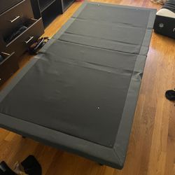 massaging and adjustable bed frame with remote  (mattress optional)