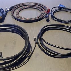 Assorted PC Monitor Display Cables