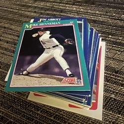 Score 91 Baseball Cards Lot Mlb 