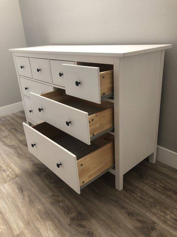 Lightly Used Ikea Hemnes 8 Drawer Dresser White Save Money for