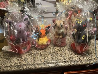 POKEMON EEVEE VALENTINES DAY GIFT BASKET 