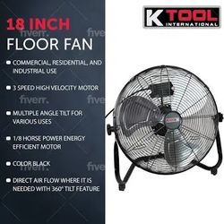 HIGH VELOCITY FLOOR FAN