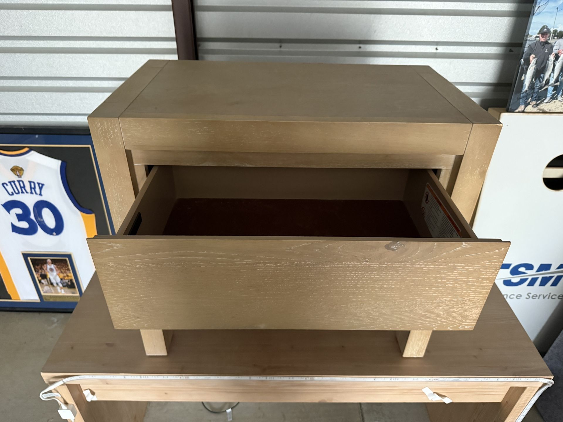 Night Stand And Desk. Matching Set