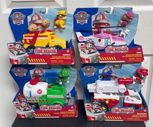 NEW Paw Patrol Fire Rescue Figures and Vehicles $50 for All