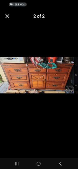 Wood solid dresser