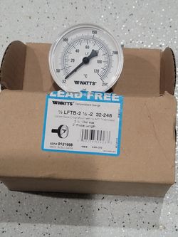 Watts LFTB-2 1/2-2 Temperature Gauge
