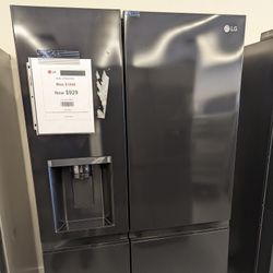 27 cu. ft. Side-by-Side Refrigerator With Smooth Touch Ice Dispenser