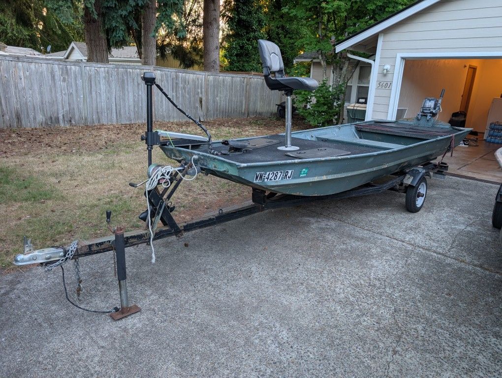 16 Foot Flat Bottom John Boat 