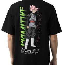 NEW PRIMITIVE x DRAGON BALL Z T-SHIRT “Ssr Goku Black” SzM