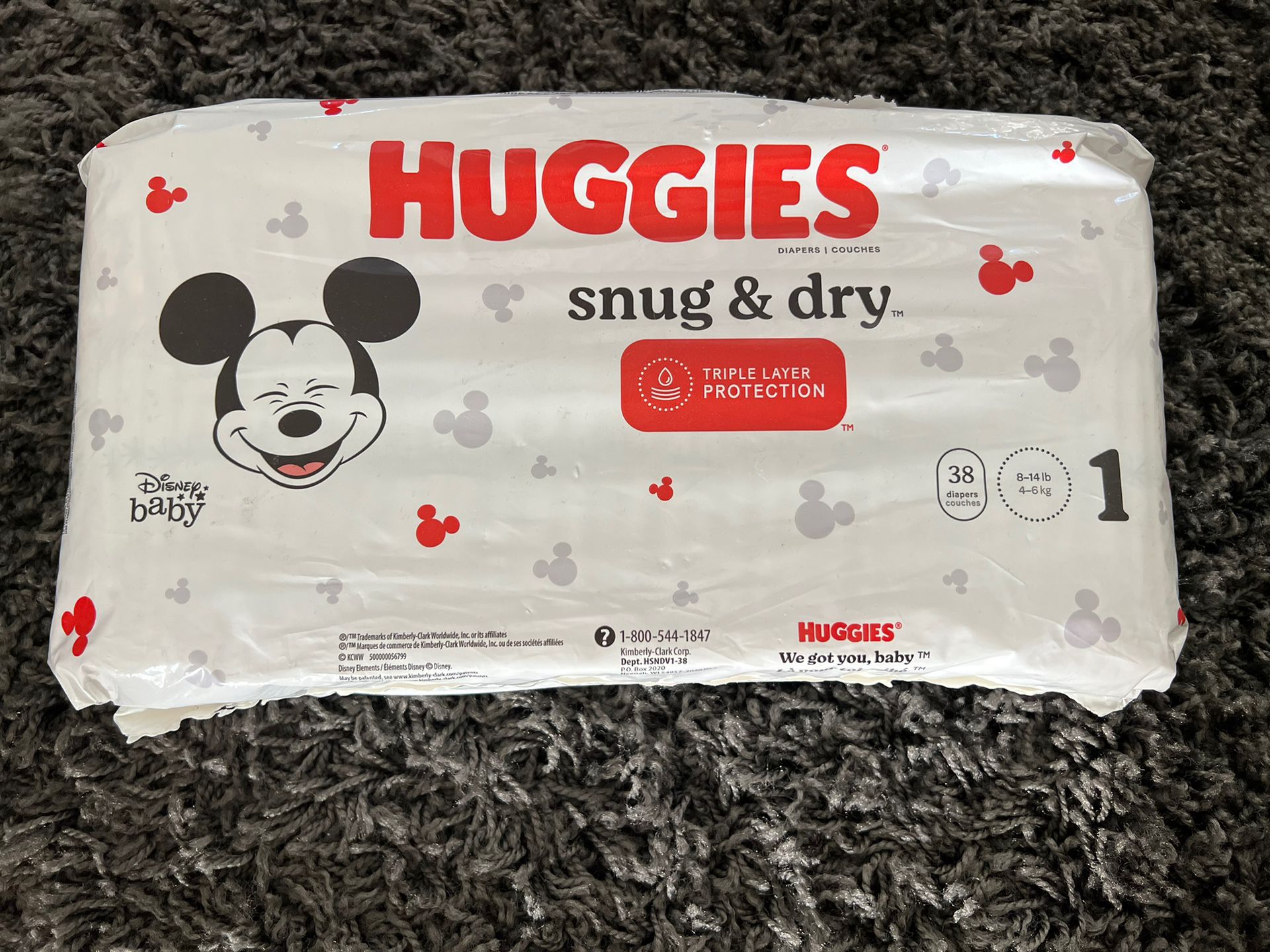 Huggies Diapers - Size 1