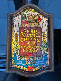 Old Style Lighted Beer Sign