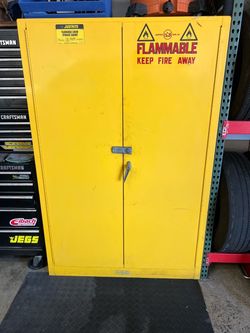 Justrite Flammable Liquid Storage Cabinet 45 gallon