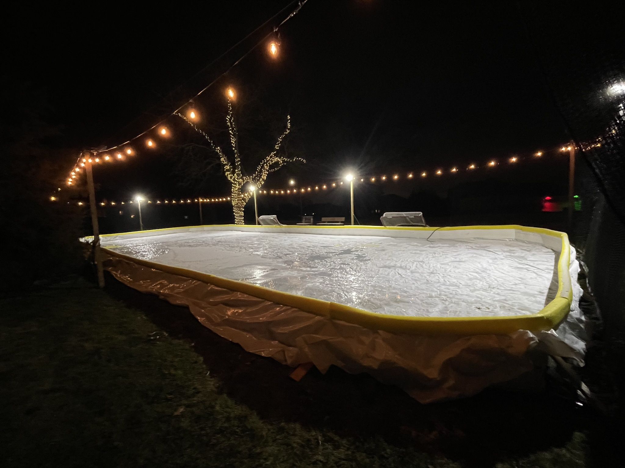 Complete Outdoor Hockey Rink Setup - Nice Rink Products Plus Much More