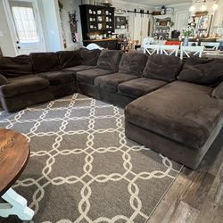 FREE Brown Living Room Sectional Sofas Couches  