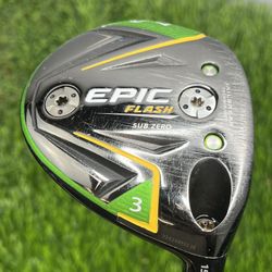 Callaway Epic Flash Sub Zero 153 Wood Stiff Project X Graphite Very Good 43” RH