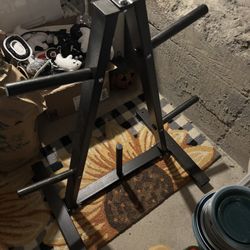 Weight Tree For Home Gym 1” Or 2” Plates 