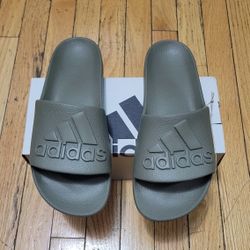 Adidas Adilette Aqua Slides Green Size 10