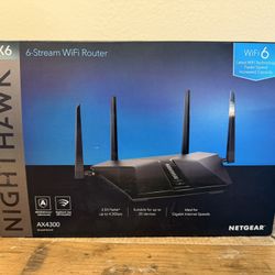  Netgear Nighthawk AX6 6 Stream AC4300 WiFi router