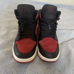 Nike Air Jordan 1 Low Black /  Gym Red