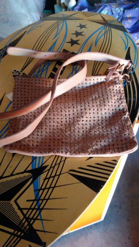 Platania italian leather purse
