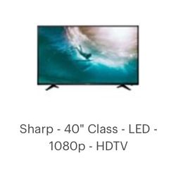 Sharp 40 Inch TV Brand New In Box $50 Down Takes It Home Today!