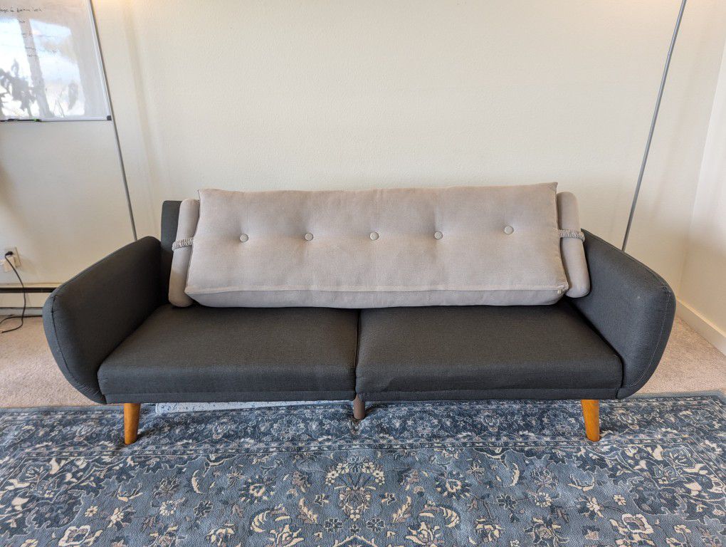 Blueish Grey Couch 