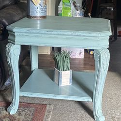 Solid Wood End Table