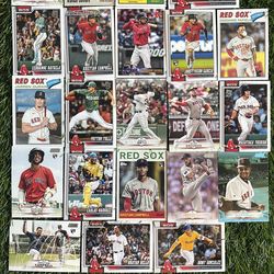 Red Sox baseball cards