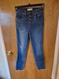 Madewell Button-Fly Cropped Jeans