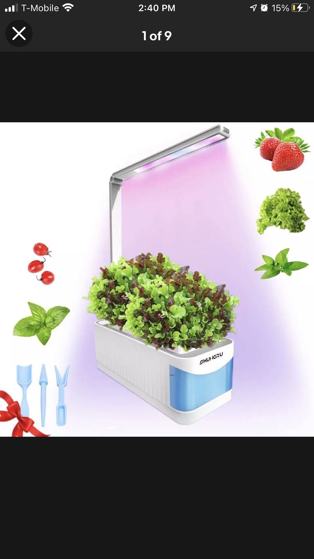Smart Mini Herb Garden Kit Growing System Led Desktop Grow Lights For Indoor