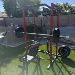 Weight Set And Rack 