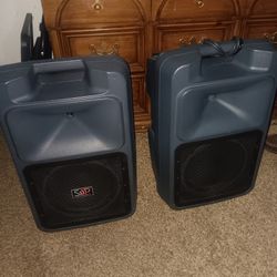 Sound Projections SM-2 Powered Speaker & Aux Speaker 