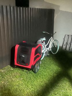 Attachable dog wagon for bike riding