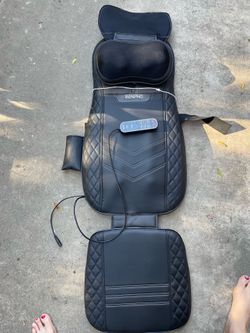 Back massaging/heat insert for chair