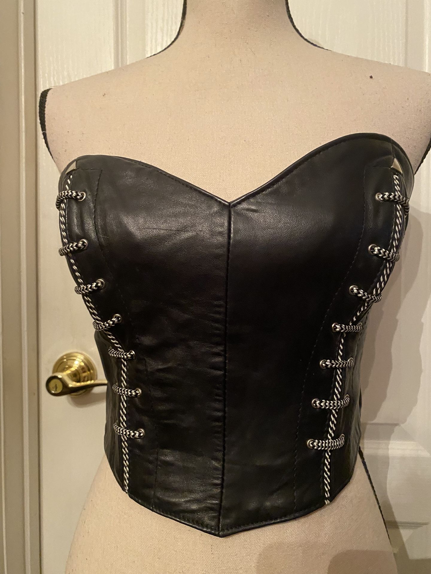 Leather Bustier By North Beach Leather