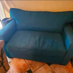 Blue Couch/ Bed