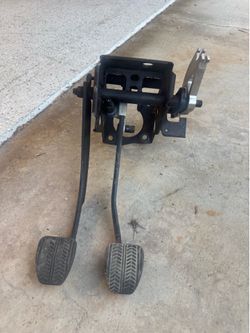 Fox body clutch and brake pedal assembly
