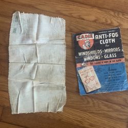 Vintage Anti-Fog Cloth & Packaging