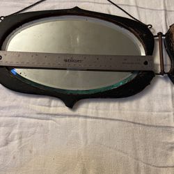 Antique triple mirror