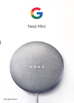 Google nest mini 2 generation x3 w/plug in covers