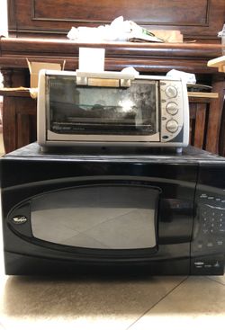 Microwave and toaster oven