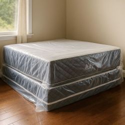 Queen Size Puffy Memory Foam Mattress – 12” Firm | Brand New, Factory Sealed in Plastic | Same Day Delivery Available 🚚