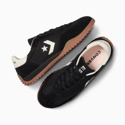 Women's Converse Run Star Trainer Casual Shoes - Black/Egret/Honey - Size 8.5