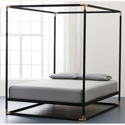 CB2 Four Poster Bed