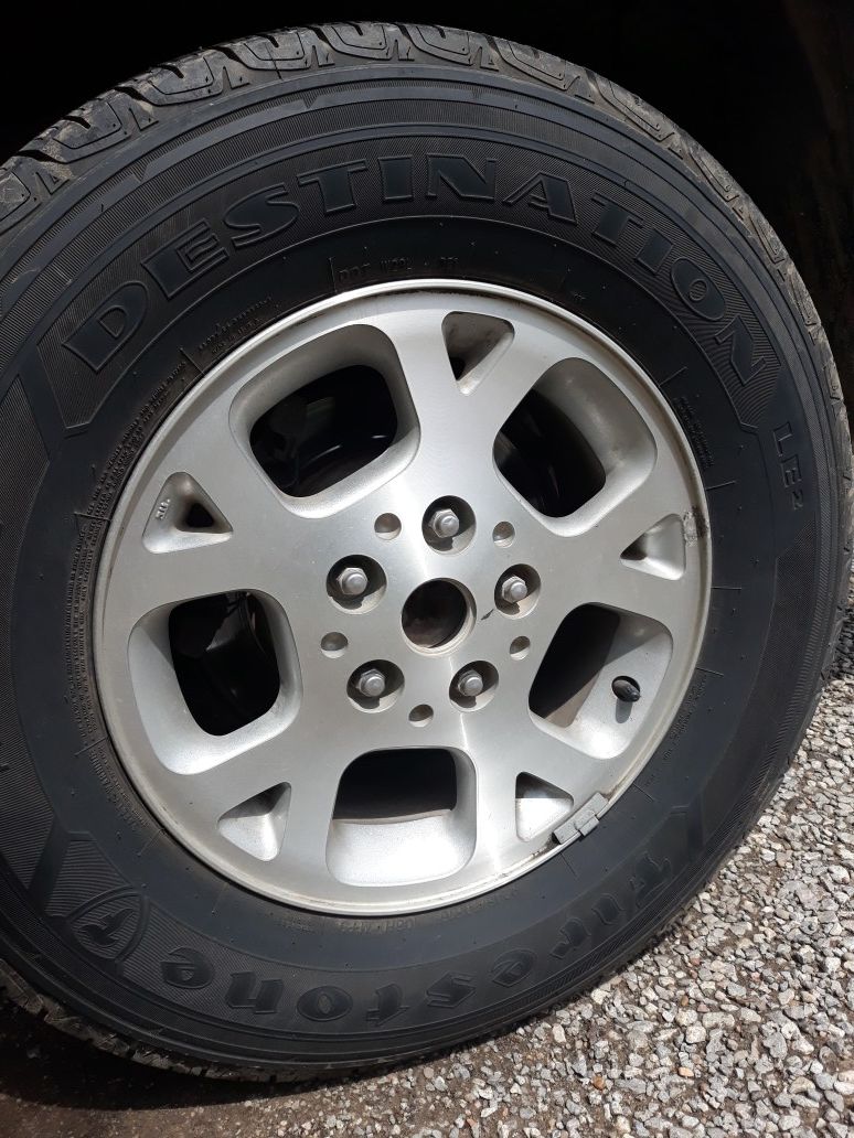 16"rims from grand Cherokee geep 5 lugs